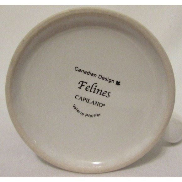 Valerie Pfeiffer Coffee Mug Cats Capilano Kittens Garden Canadian Design Tea - Picture 10 of 10